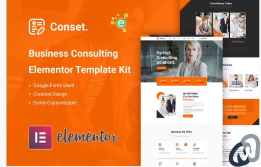 Conset %E2%80%93 Business Consulting Elementor Template Kit