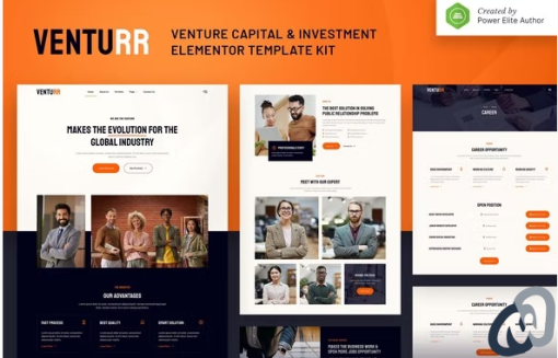 Venturr %E2%80%93 Venture Capital Investment Elementor Template Kit