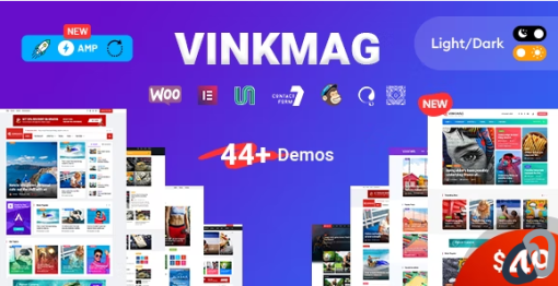 Vinkmag Multi concept Creative Newspaper News Magazine WordPress Theme
