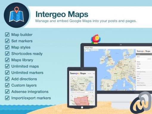 intergeo maps wordpress plugin pro