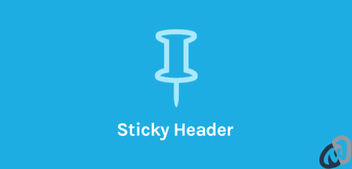 sticky header image
