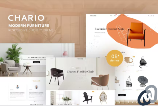 Chario Modern Furniture Responsive Shopify Theme