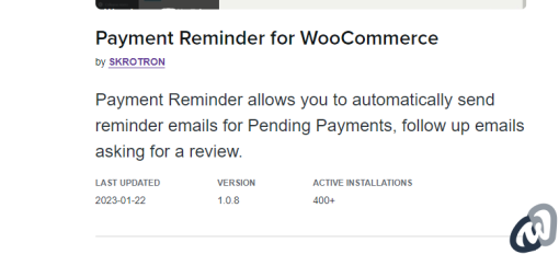 Payment Reminder for WooCommerce