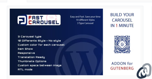 Fast Carousel for Gutenberg %E2%80%93 WordPress Plugin