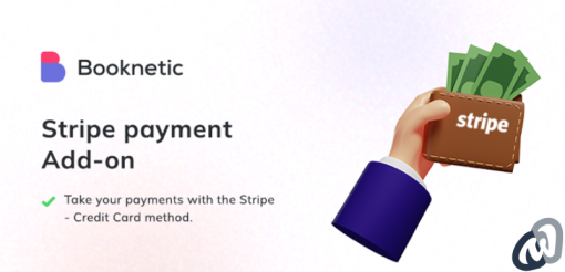 Stripe payment gateway for Booknetic
