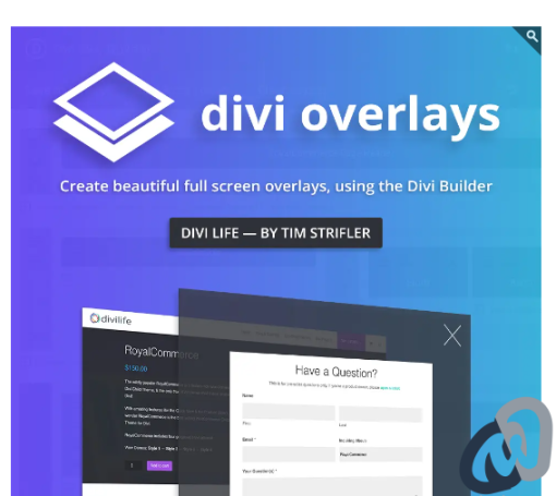 Divi Overlays Wordpress plugin with original license key Activation for lifetime