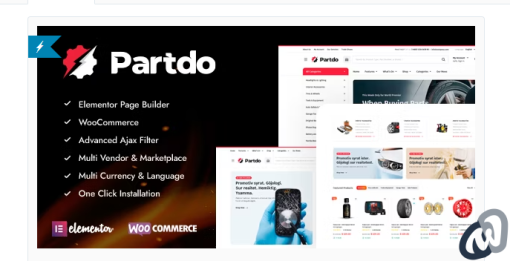 Partdo E28093 Auto Parts and Tools Shop WooCommerce Theme