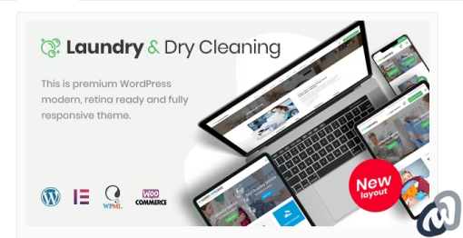 Laundry Dry Cleaning Services WordPress Theme
