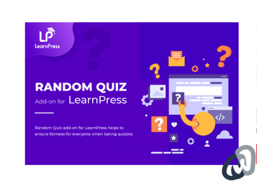 LearnPress Random Quiz Add on