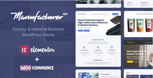 ManufacturerE28093 Factory and Industrial WordPress Theme