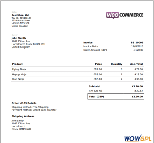 07 Invoice Example