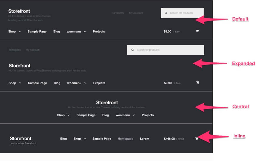 WooCommerce Storefront Designer 1.8.4 1 sf headers