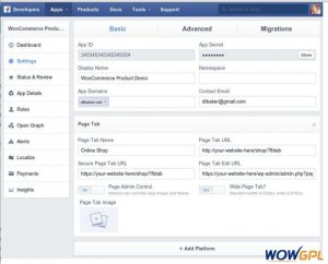 WooCommerce Facebook Tab Download Facebook Settings Demo 700x565 1