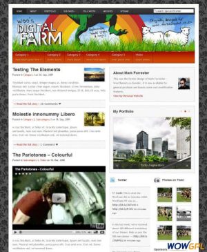 digital farm wordpress theme
