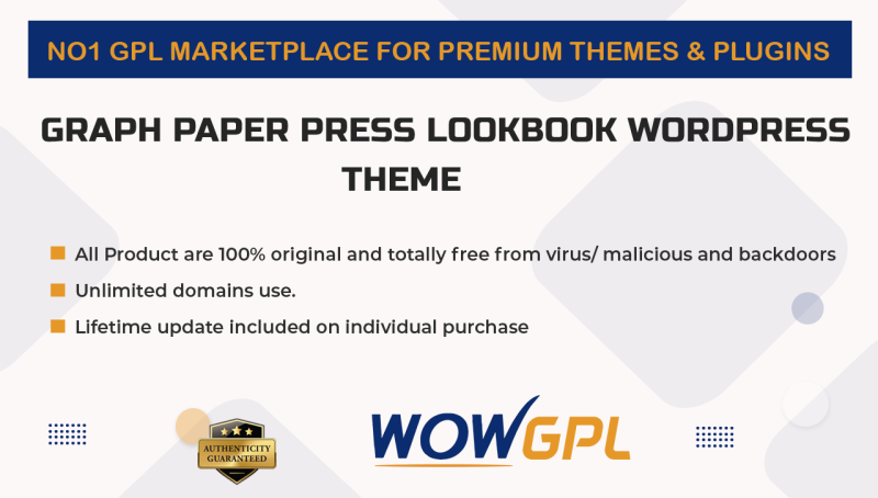 Graph Paper Press Lookbook WordPress