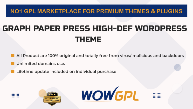 Graph Paper Press High-Def WordPress