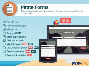 Pirate Forms Pro v1.4.0 Contact Form Plugin for WordPress