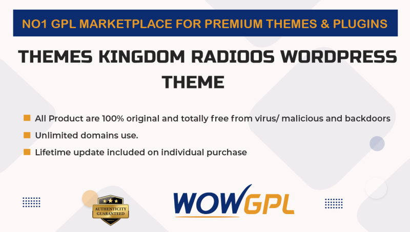 Themes Kingdom Radioos WordPress Theme