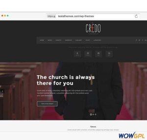Credo Responsive Church WordPress theme