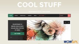 cool stuff blog magazine wordpress theme