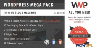 wordpress mega pack preview
