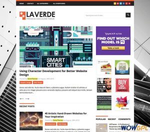 FameThemes Laverde WordPress Theme