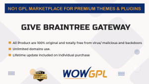 Give BrainTree Gateway