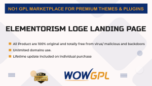 Elementorism Loge Landing Page