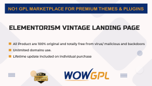 Elementorism Vintage Landing Page 1.0.0