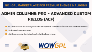 Admin Columns Pro - Advanced Custom Fields (ACF)