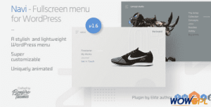 Navi Fullscreen WordPress Menu