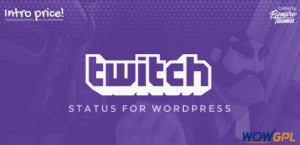 Twitch Status for WordPress