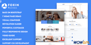 Foxin Responsive Business WordPress Theme