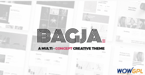 Bagja Responsive Multi Concept One Page Portfo