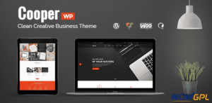 Cooper Clean Creative Business WordPress Theme