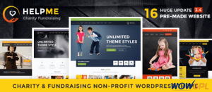 HelpMe Nonprofit Charity WordPress Theme