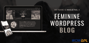 Marjetka A Feminine WordPress Blog Theme