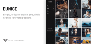Eunice Photography Portfolio WordPress Theme