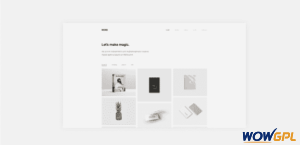 Nord Minimal Portfolio WordPress Theme