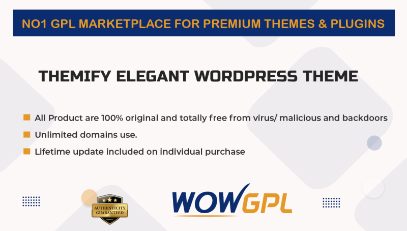 Themify Elegant WordPress Them