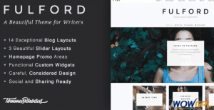 Fulford Responsive WordPress Blogging Theme