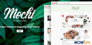 Mochi A Clean Personal WordPress Blog Theme