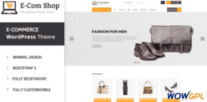 eCom Responsive WooCommerce WordPress Theme