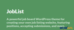Theme Junkie Joblist WordPress Theme