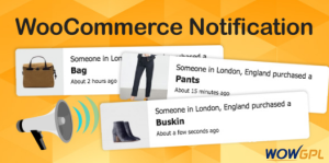 WooCommerce Notification Boost Your Sales Live Feed Sales Recent Sales Popup Upsells