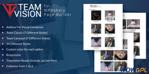 Teamvision Team Addons for WPBakery Page Builder