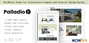 Palladio Interior Design Architecture WP Theme