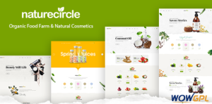 NatureCircle Organic WooCommerce WordPress Theme