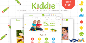 Kiddie Kindergarten WordPress Theme