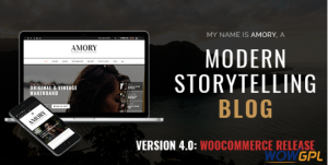 Amory Blog A Responsive WordPress Blog Theme